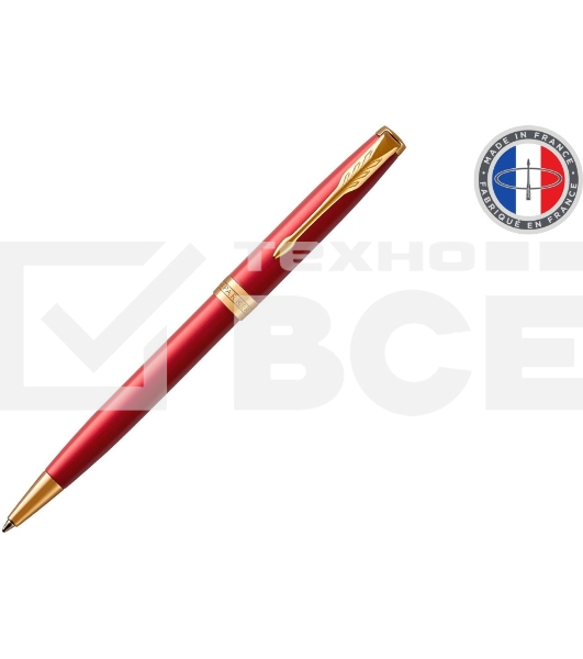 Ручка шариковая Parker Sonnet Core K539 (CW1931476) LaqRed GT M черн. черн. подар.кор.