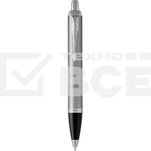 Ручка шариковая Parker IM Essential K319 (CW2143631) Brushed Metal CT M син. черн. подар.кор.