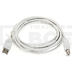 Кабель AM/BM USB2.0 3м Telecom USB 2.0 A-->B 3.0m, белый/серый, TC6900-3.0M, фото6