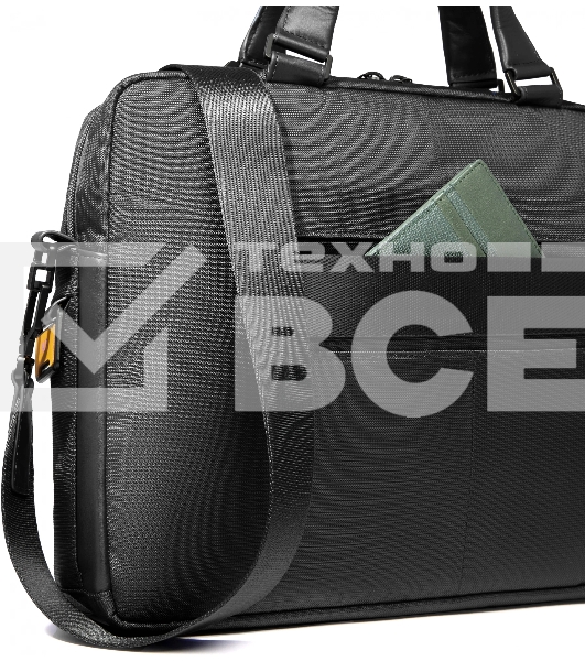 Деловая сумка Piquadro Orion CA6623S136/N с отделением для ноутбука черный ткань/натур.кожа