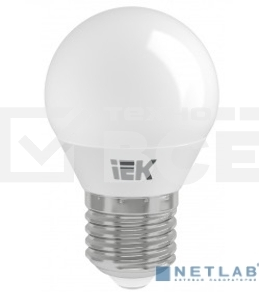 Лампа светодиодная LED 3Вт Е27 220В 3000К G45 шар LLE-G45-3-230-30-E27 IEK