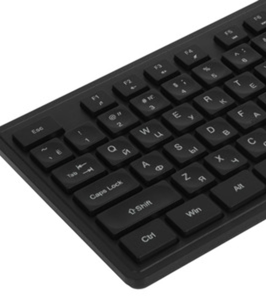 Клавиатура Philips SPK6264 проводная, USB Type-A, чёрный