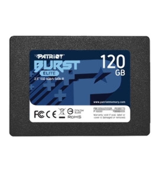 Накопитель SSD Patriot Burst Elite, 120Gb, SATA, 2.5', R/W 450/320