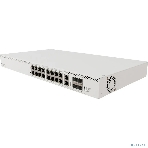 Коммутатор MikroTik CRS320-8P-8B-4S+RM Cloud Router Switch with dual-core 800 MHz CPU, 256 MB RAM, 98DX226S switch chip, 17 x Gigabit Eth ports (8 x 802.3af/at, 8 x 802.3bt PoE-out), 4 x 10G SFP+ ports, RouterOS L5, 1U rackmount enclosure, 600W PSU, фото24