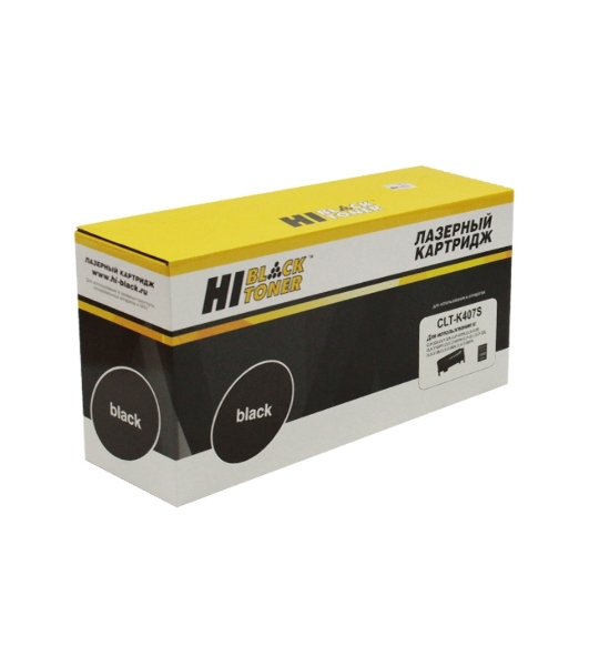 Расходные материалы Hi-Black CLT-K407S  Картридж для  Samsung CLP320/320N/CLX-3185/3185N/FN Bk с чипом      
