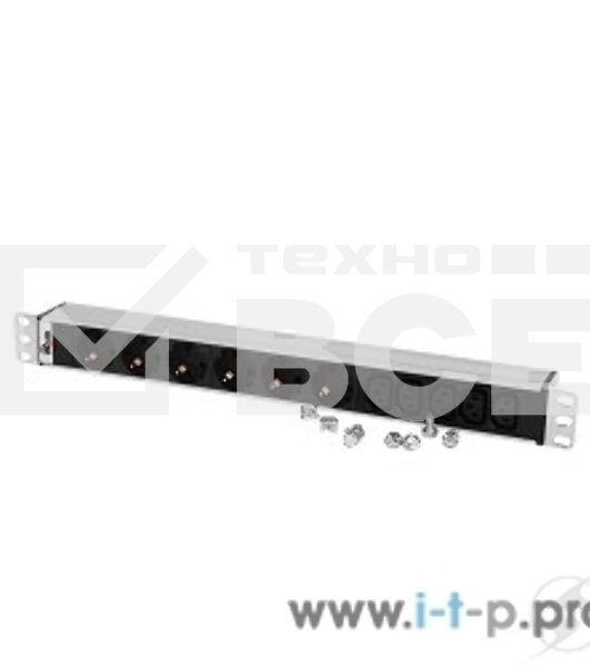 Блок распределения питания ЦМО R-10-6S-5C13-I-440-Z гор.размещ. 5xC13 6xSchuko базовые 10A без вилки