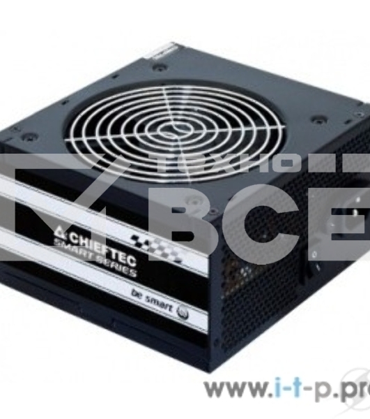 Блок питания Chieftec Smart GPS-400A8, 400Вт, 80 PLUS, 120мм, черный