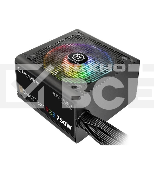 Блок питания Thermaltake Smart PS-SPR-0750NHSABE-1, 750Вт, 80 PLUS Bronze, 120мм, черный
