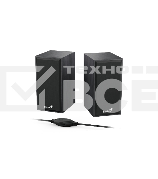 Колонки Genius SP-HF180, 2.0, 2 x 3W, USB-power, Black