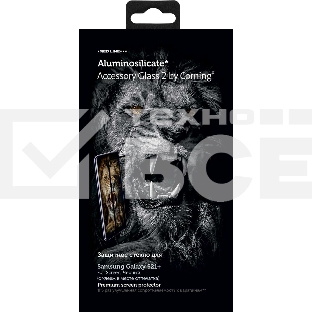 Защитное стекло для экрана Redline Corning черный для Samsung Galaxy S21+ 1шт. (УТ000023709)