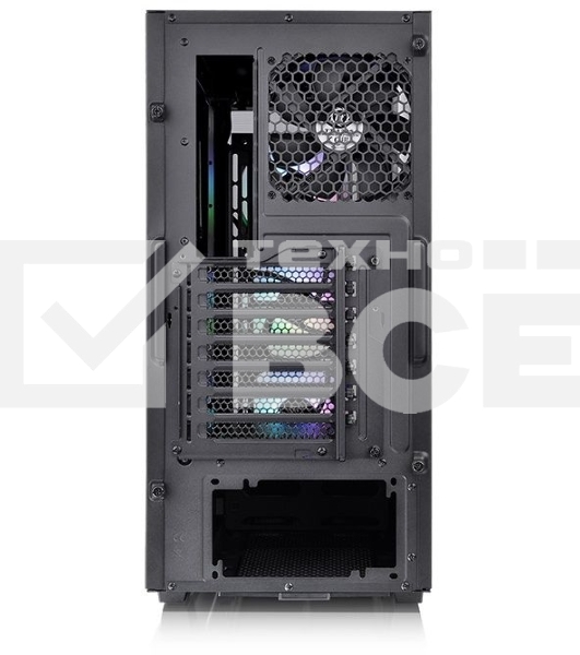 Компьютерный корпус Thermaltake Divider 300 TG ARGB черный без БП ATX 2x120mm 2xUSB3.0 audio front door bott PSU