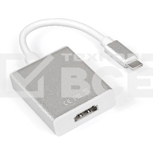 Кабель-адаптер Exegate EX284937RUS Type C-HDMI ExeGate EX-CM-HDMIF-0.15 (USB Type C/19F, 0,15м)