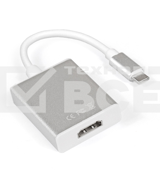 Кабель-адаптер Exegate EX284937RUS Type C-HDMI ExeGate EX-CM-HDMIF-0.15 (USB Type C/19F, 0,15м)