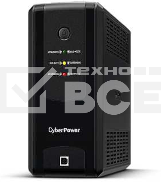 Источник бесперебойного питания UPS CyberPower UT1200EG Line-Interactive 1200VA/700W USB/RJ11/45/Dry Contact (4 EURO)