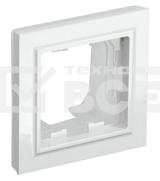 Рамка 1-мест. IEK BRITE IP44 РУ-1-БрБ-44 бел.