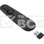 Презентер Logitech R500s Graphite черный, Bluetooth + 2.4 GHz, USB-ресивер , 3 программируемых кнопки, лазерная указка, фото11