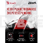 Мышь беспроводная A4Tech Bloody R90 Plus Naraka белый, 5000 dpi, радиоканал, USB, кнопки - 8, фото3
