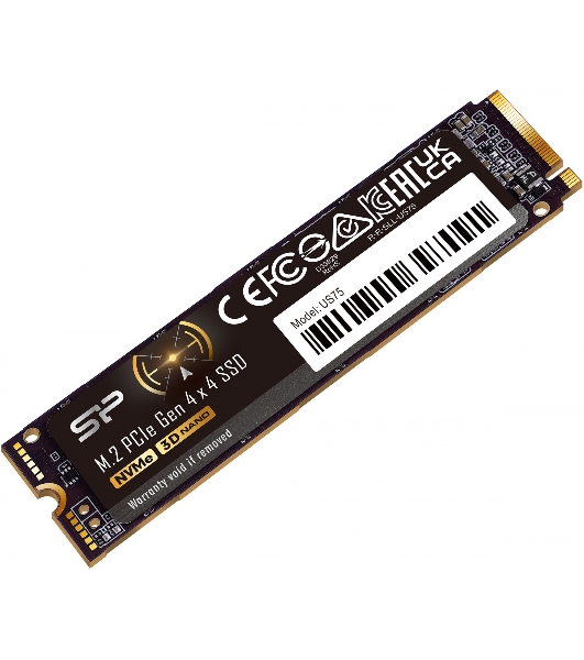 Накопитель SSD Silicon Power US75 SP02KGBP44US7505, 2Tb, PCIe 4.0 x4, M.2 2280, NVMe, R/W 7000/6500