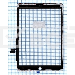 Сенсорное стекло (тачскрин) для Apple iPad 10.2 2020 (A2197) черное, фото 1