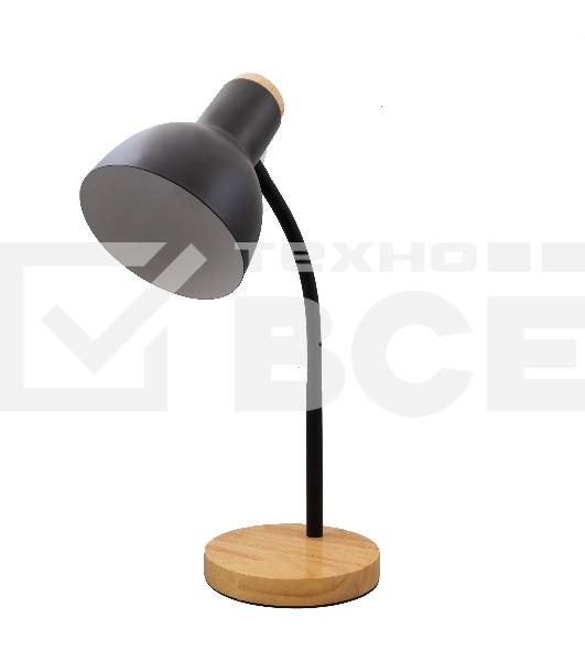 Светильник настольный СТАРТ CT84, E27, до 40Вт, 1,5м, черный