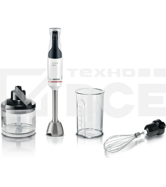 Блендер погружной Bosch MSM4W421 800Вт белый