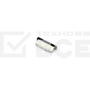 Разъем FPC  Half Coverage Top Contact 0.8K-BS-6PWB 6 pin высота 2мм шаг 0,8мм
