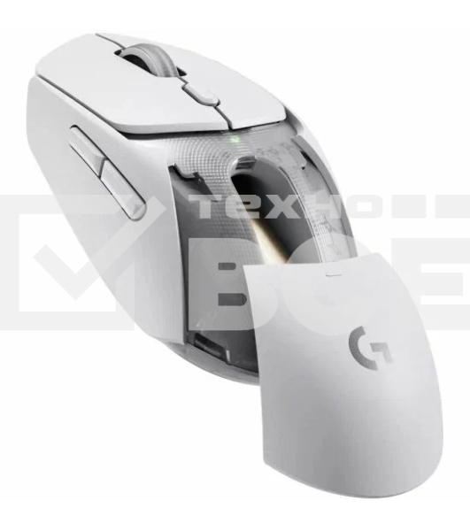 Мышь беспроводная Logitech G309 Lightspeed белый, 25600 dpi, радиоканал, Bluetooth, USB, кнопки - 6