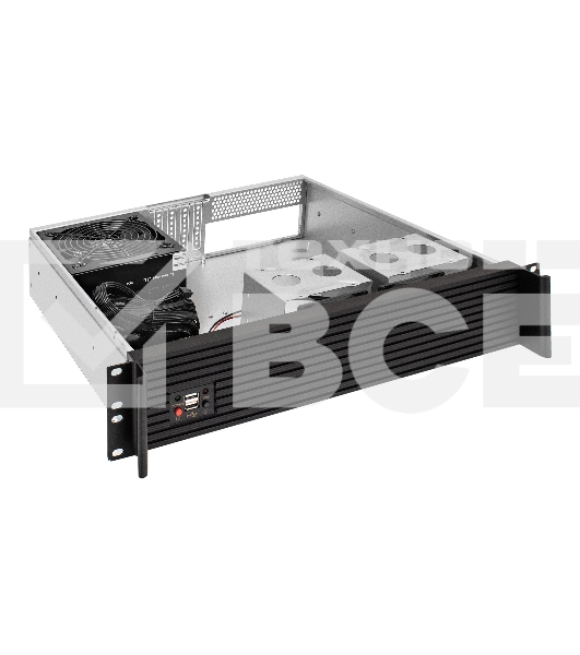 Серверный корпус ExeGate Pro 2U400-04AL <RM 19