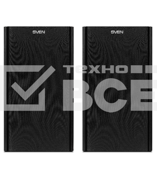 Колонки Sven SPS-614 2.0 (2x20W, Bluetooth, дерево, black)