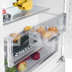 Встраиваемый холодильник Maunfeld MBF19369NFWGR LUX Inverter белый двухкамерный 257/84л морозилка снизу, фото9
