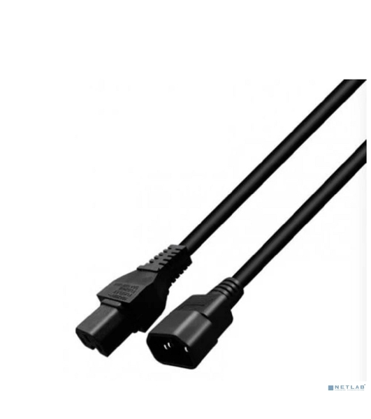 Кабель питания KS-is IEC-C14 - IEC-C15 (KS-857B-2) 2м черный