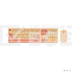 Комплект клавиатура + мышь Acer OCC205 беспроводной USB, 1200 dpi, розовый/бежевый, фото13