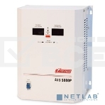 Стабилизаторы напряжения Powerman AVS-P Voltage Regulator 5000VA, Digital Indication, Wall Mount, Hardwire Input/Output, 230V, 1 year warranty, White, фото3