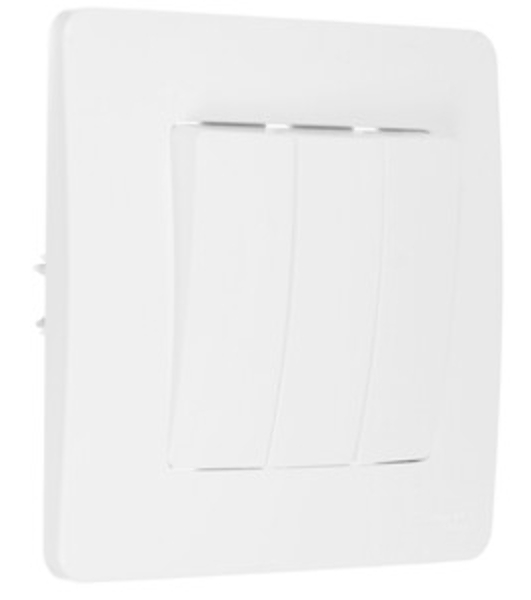 Systeme Electric Blanca внутр Бел Выключатель 3-клавишный, 10А, 250B