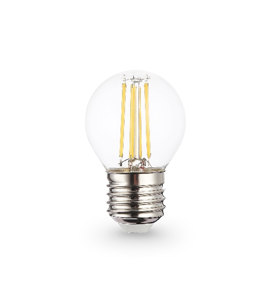 Лампа светодиодная 451523 Filament LED G45 15W E27 2700K 220-240V