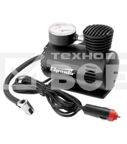 Компрессор Sparta 58050 для подкачки шин с-12 12 в 17 атм. 12k/мин