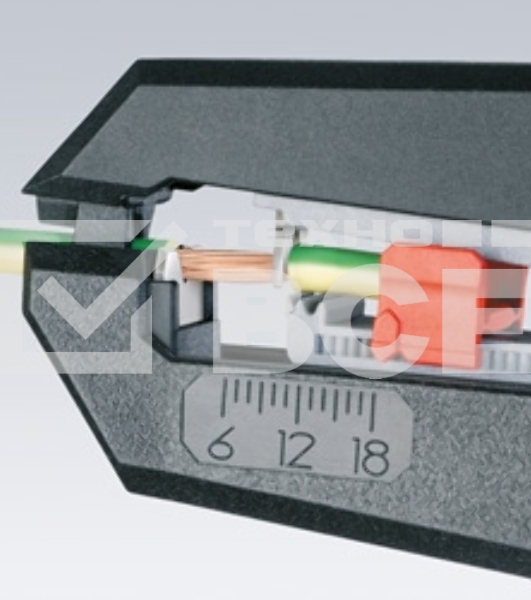 Щипцы для зачистки электропроводов KNIPEX KN-1262180 для снятия изоляции