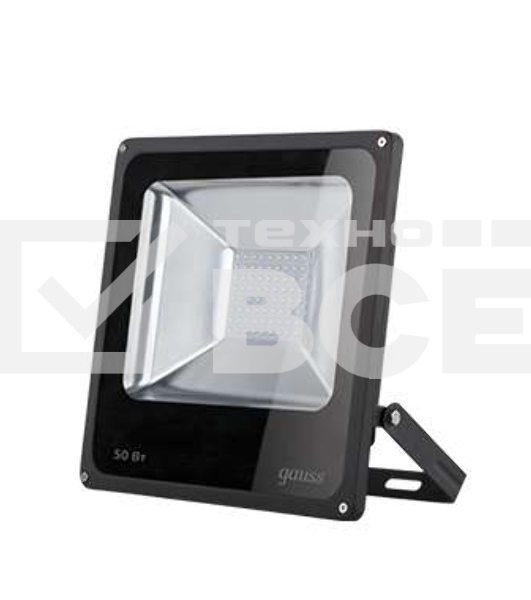 Прожектор светодиодный GAUSS 613100350 LED 50W IP65 6500К черный 1/6