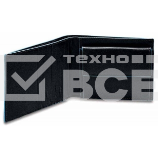 Кошелек мужской Piquadro Blue Square PU1239B2R/N черный натур.кожа