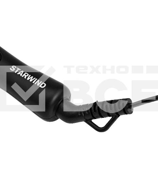 Щипцы Starwind SHS 7035 30Вт макс.темп.:200С покрытие:турмалиновое черный/фиолетовый