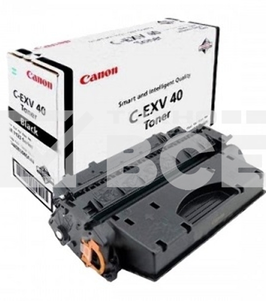 Картридж лазерный CANON C-EXV40 TONER BK EURC-EXV40 3480B006 черный (6000стр.) для Canon iR1133/1133A/1133iF