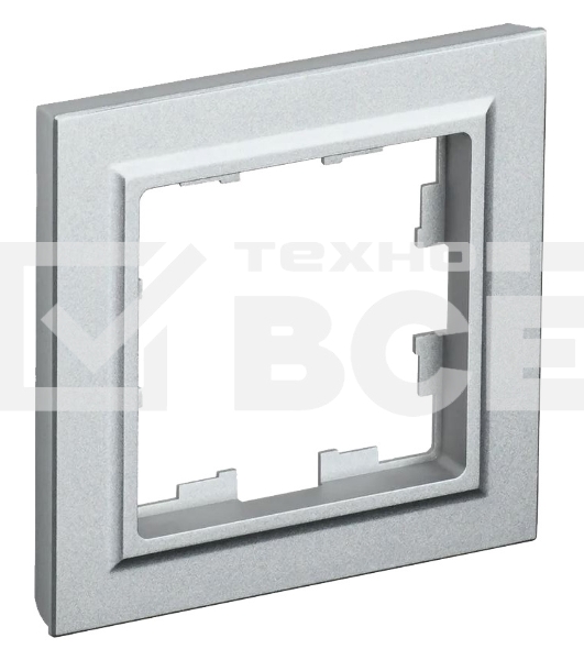 Рамка 1-м BRITE РУ-1-БрА алюм. IEK BR-M12-K47