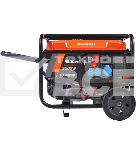 Электрогенератор бензиновый Patriot GRA 9500AWS, 9.5 кВт, 75 дБ, 101 кг