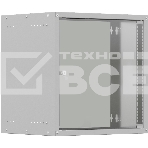 Шкаф коммутационный NTSS LIME (NTSS-WL9U5545GS) настенный 9U 550x450мм пер.дв.стекл несъемн.бок.пан. 30кг серый 110град., фото3