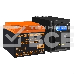 Комплект Источник бесперебойного питания EX295986RUS + батарея 45Aч EX285666RUS 1шт (инвертор, синус, для котла) ExeGate SineTower SZ-600.LCD.AVR.1SH <600VA/360W, чистый синусоида, LCD дисплей, AVR, 1*Schuko, линейно-интерактивный, Black> + батарея ExeGat, фото2