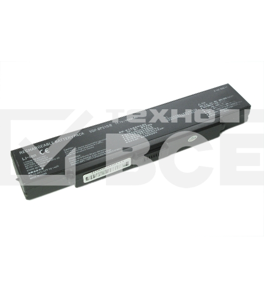 Аккумуляторная батарея для ноутбука Sony Vaio VGN-CR, AR, NR (VGP-BPS9) 5200mAh OEM черный