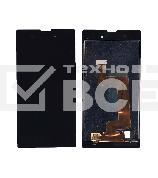 Дисплей для Sony Xperia T3 черный