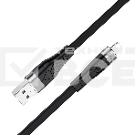 Кабель HOCO USB X53 Angel для Lightning, 2.4А, 1м, черный, фото2