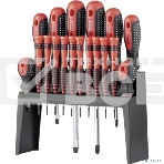 Набор отверток MATRIX 11452fusion на подвесной полке 18шт crv, фото2