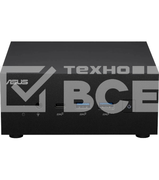 Компьютер платформа для ПК Asus MINI PC BAREBONE Ultra-compact Intel Core i7-13700H Processor, 35W TDP, Iris Xe Graphics, 2xDDR5 SO-DIMM (Max.32GBx2), 1xM.2 2280 PCIe Gen4x4 (support 256GB-2TB), 1x2.5